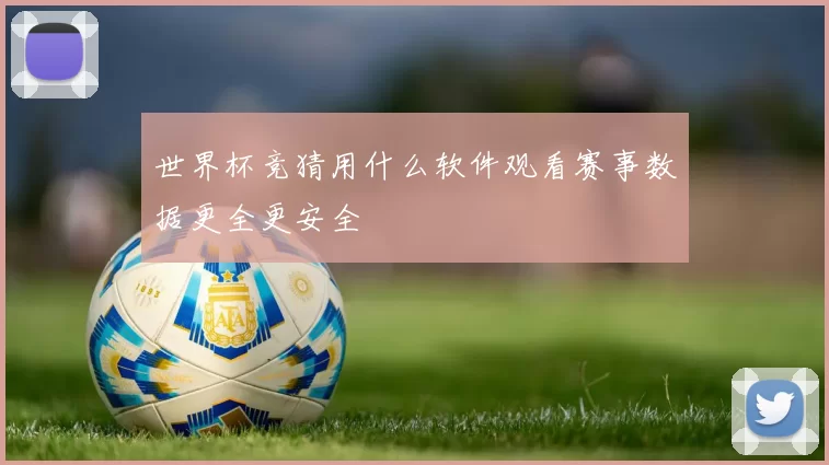 世界杯竞猜用什么软件观看赛事数据更全更安全